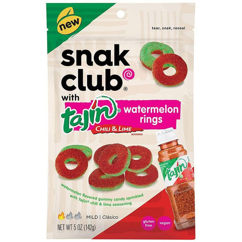 Snak Club Watermelon Rings with Tajin 5 oz