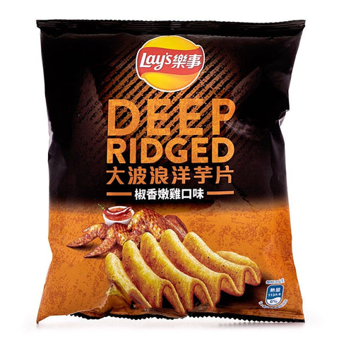 Lays Chips Deep Ridge Pepper Chicken