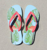 Flamingos Beach Flip Flops