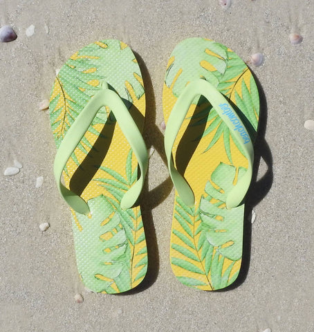 Palm Leaves Beach Flip Flops