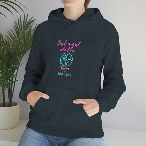 Just A Girl Who Loves Travel Hoodie