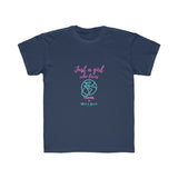 Just A Girl Who Loves Travel Kids Tee