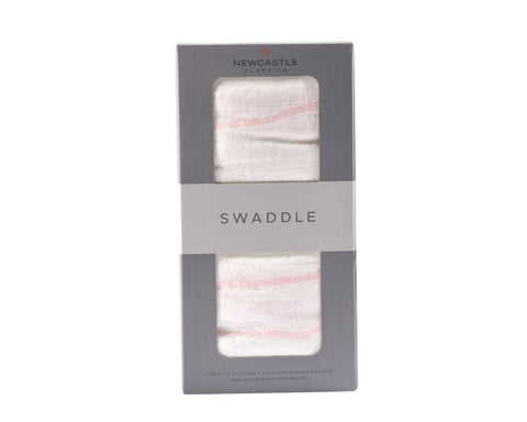 Pink Stripe Swaddle