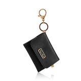 Black Itzy Mini Wallet™ Card Holder & Keychain Charm