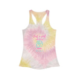 Just A Girl Who Loves Travel Tie Dye Tank