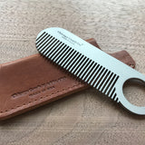 English Tan Horween Leather Sheath For Chicago Comb Co.